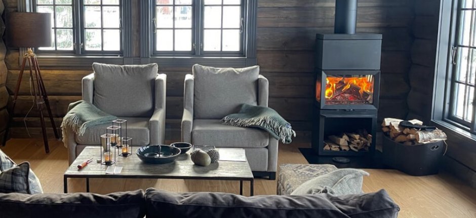 Jøtul F 520 HT i en norsk moderne kabine